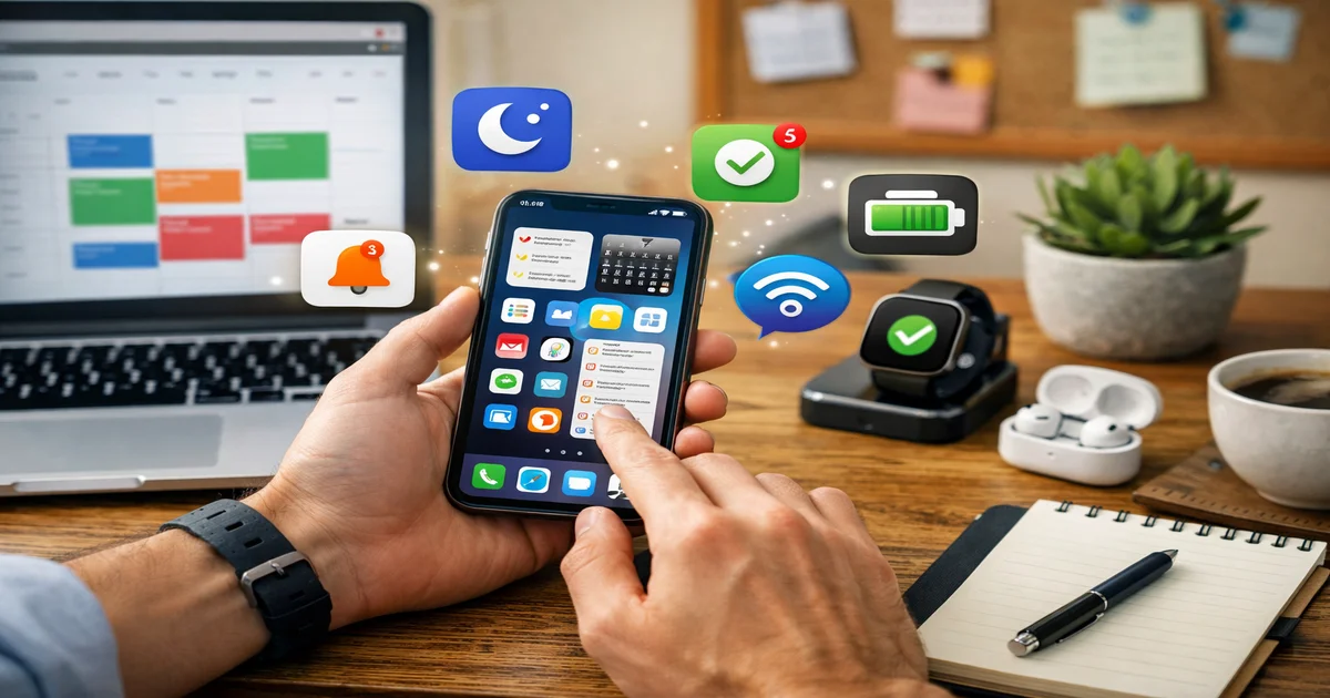 Image de couverture de Comment Configurer Votre Smartphone pour une Productivité Maximale