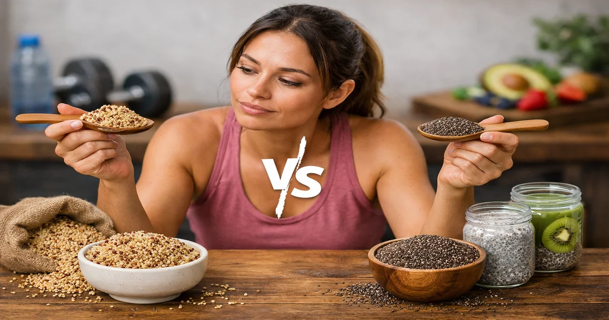 Imagen de portada de Quinoa vs Chía: ¿Cuál Es el Superfood Más Nutritivo para Ti?