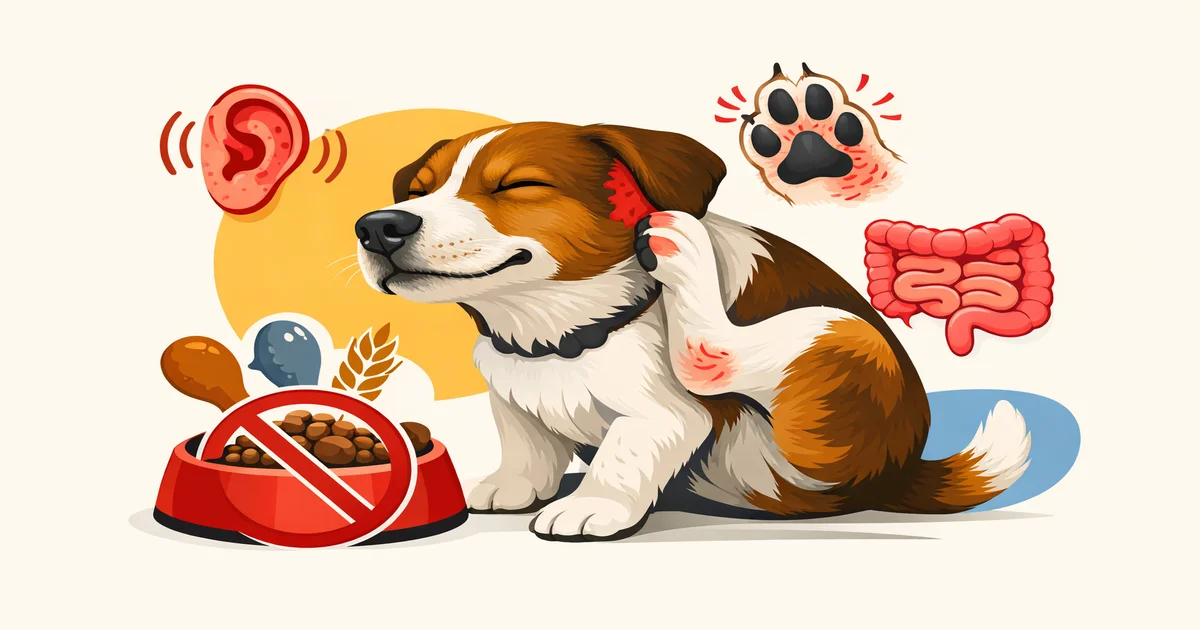 Omslagafbeelding van 5 Tekenen Dat Je Hond Voedselallergie Heeft