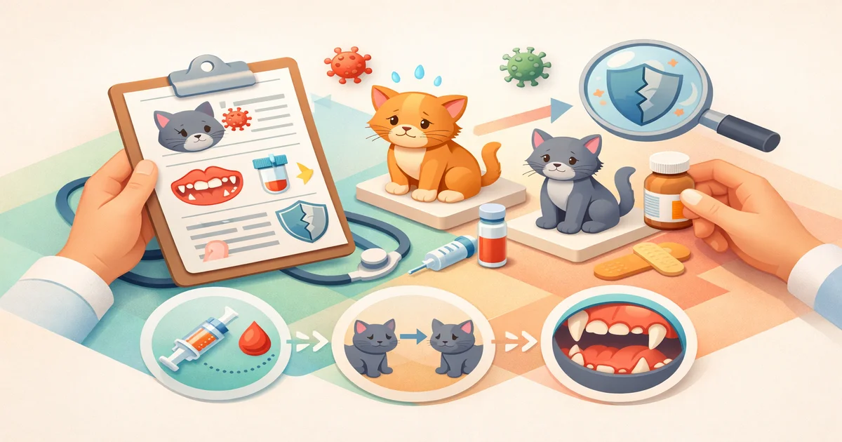 Image de couverture de FIV chez le Chat : Symptômes, Transmission et Prise en Charge