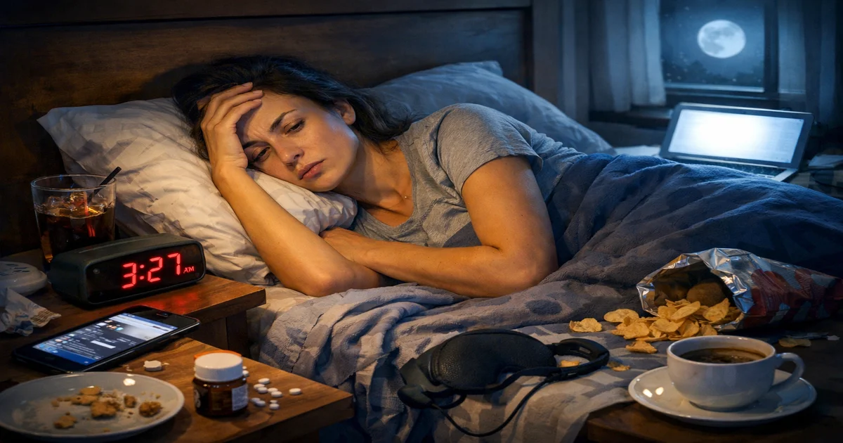 Imagen de portada de 5 Hábitos de Sueño Que Arruinan Tu Descanso Sin Que Lo Sepas