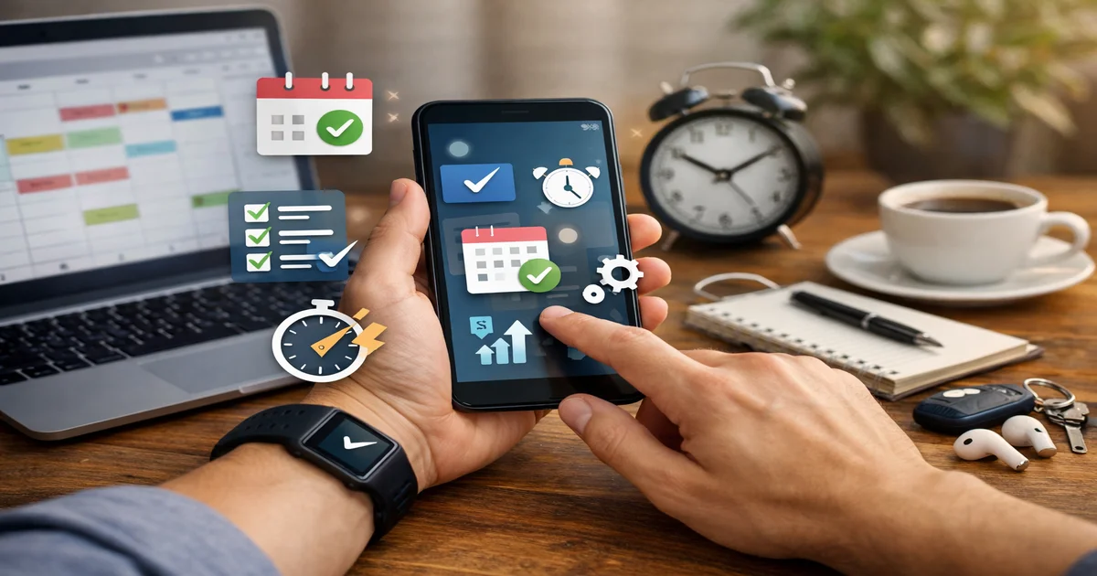 Titelbild von Wie Sie Ihr Smartphone mit 5 Tricks produktiver nutzen