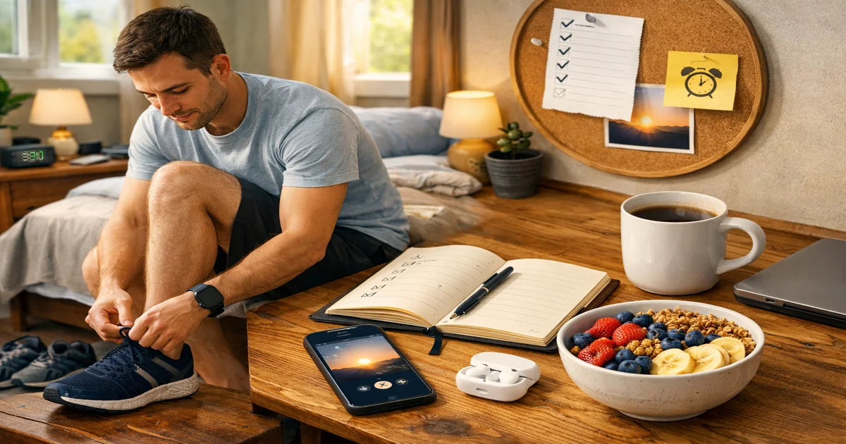 Cover image of How to Build a Morning Routine That Actually Sticks