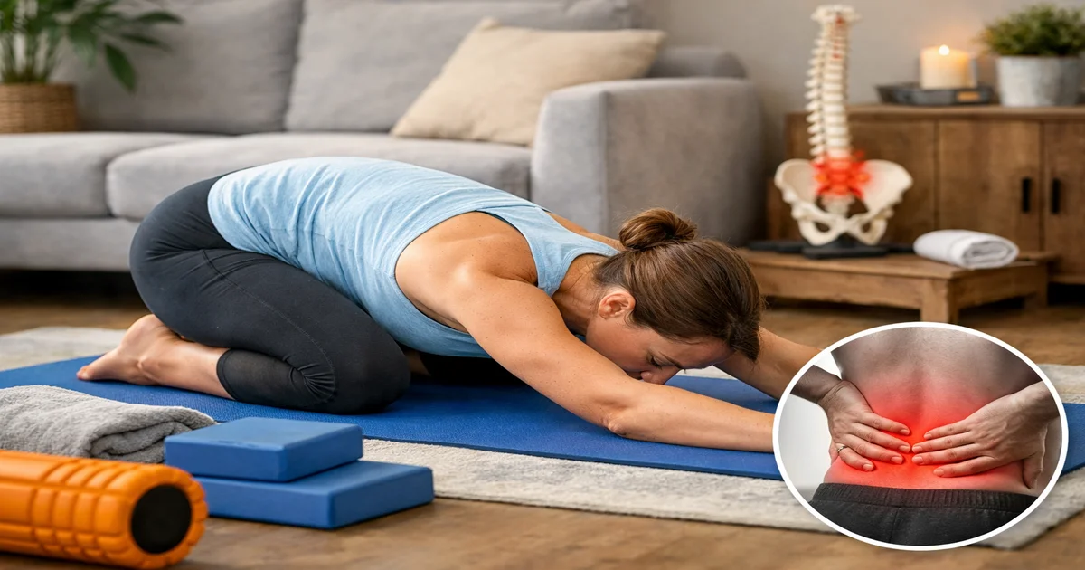 Cover image of 5 Simple Stretches That Relieve Lower Back Pain in Minutes