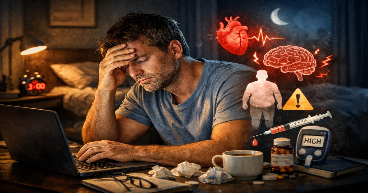 Imagem de capa de O Que Acontece com Seu Corpo Quando Você Para de Dormir Bem