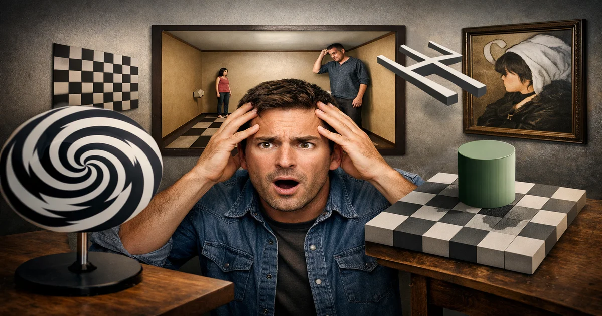 Titelbild von 5 Optische Täuschungen, die Ihr Gehirn völlig verwirren werden