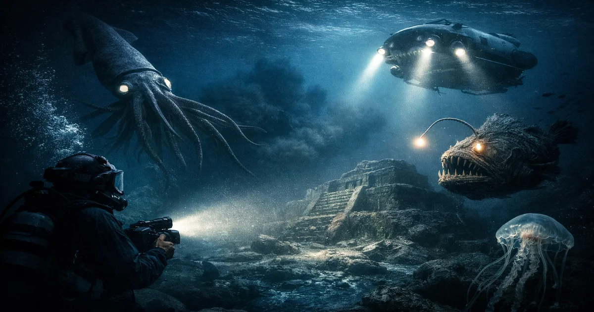 Imagen de portada de El Océano Profundo: Misterios Que la Ciencia No Resuelve