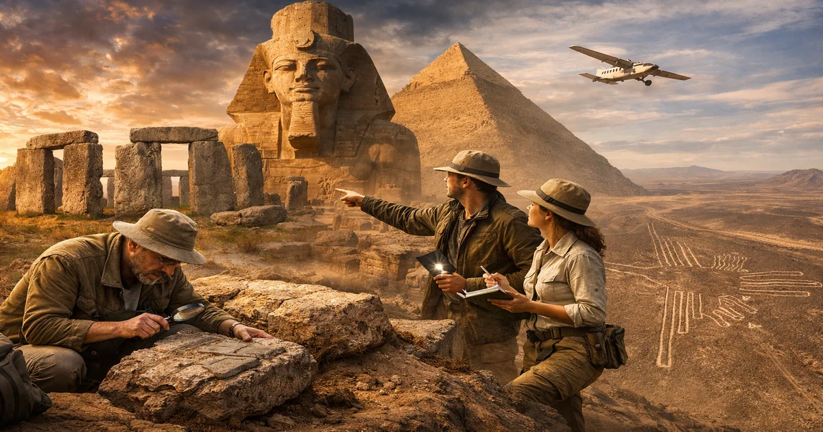 Titelbild von Alte Zivilisationen: 5 Rätsel, die Archäologen nicht lösen