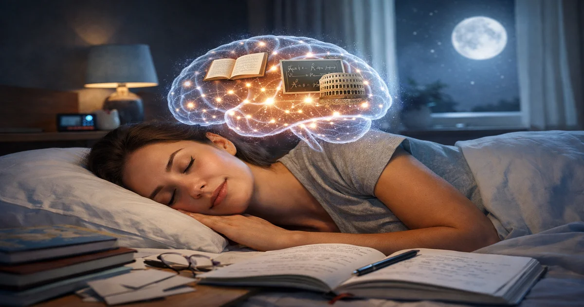 Immagine di copertina di Perché il Tuo Cervello Ricorda Meglio di Notte