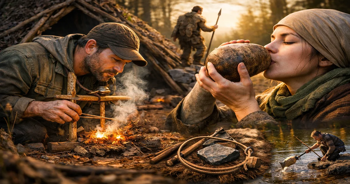 Cover image of 5 Ancient Survival Techniques That Could Save Your Life Today