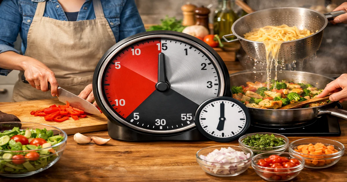 Image de couverture de 5 Astuces de Cuisine Pour Réduire le Temps de Moitié