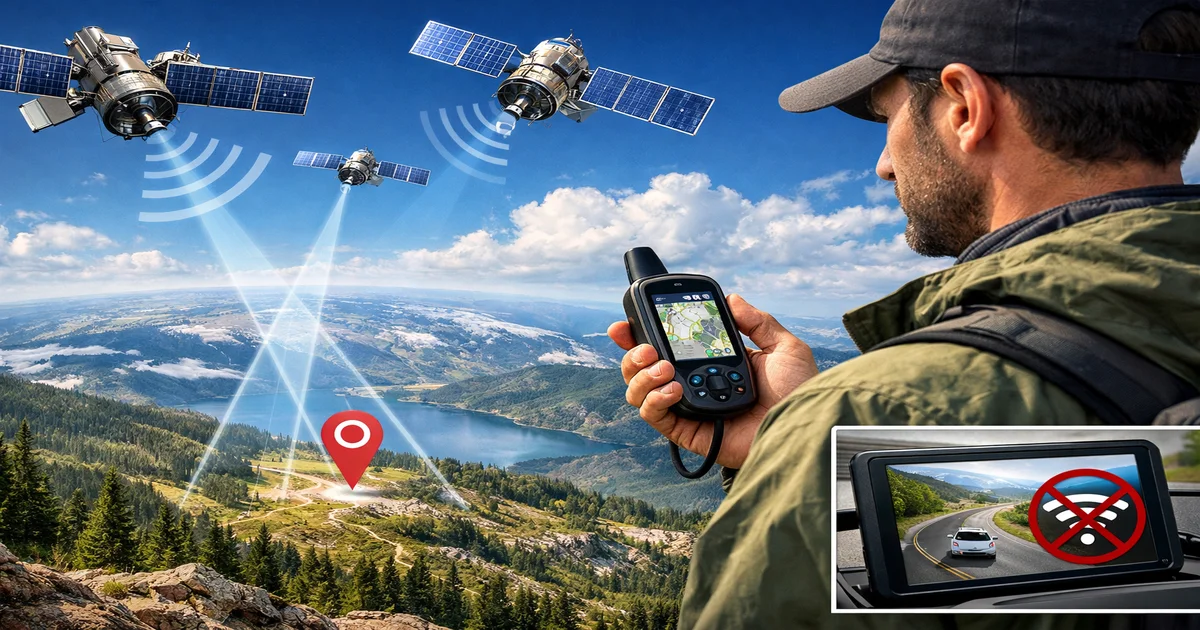 Titelbild von Wie funktioniert GPS ohne Internet und warum ist es so präzise?