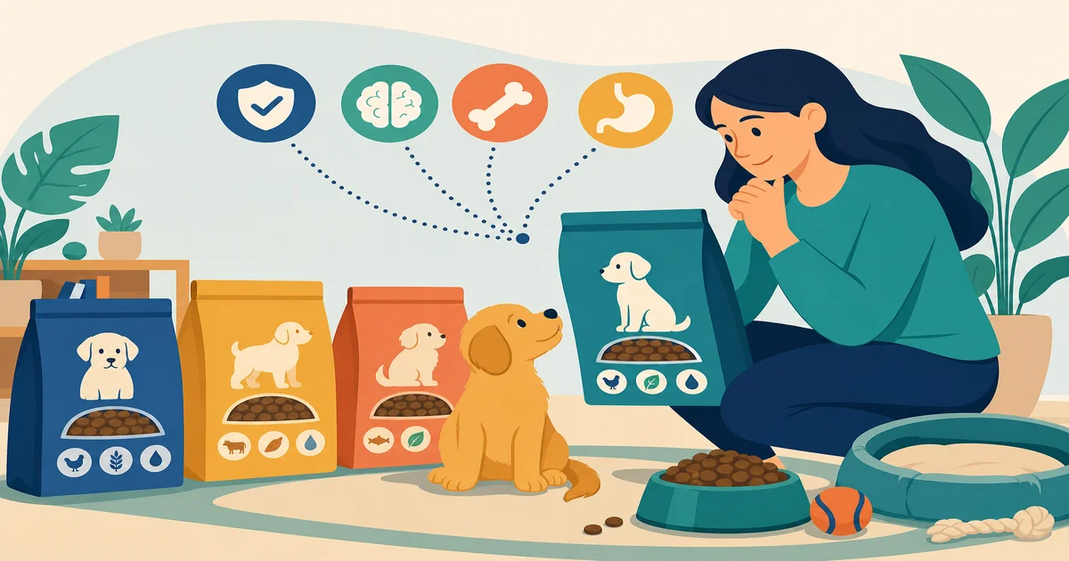 Imagem de capa de Como Escolher a Ração Certa para Filhotes de Cães