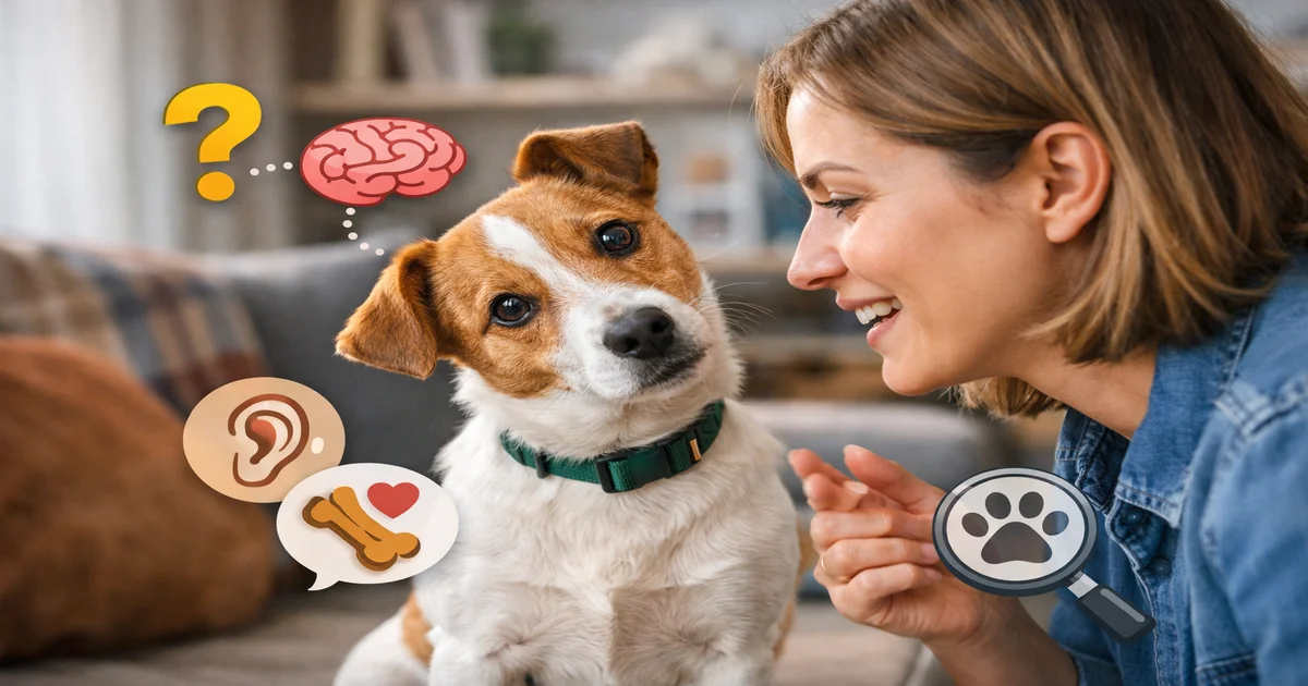 Imagem de capa de Por Que Cachorros Inclinam a Cabeça? A Ciência por Trás do Gesto