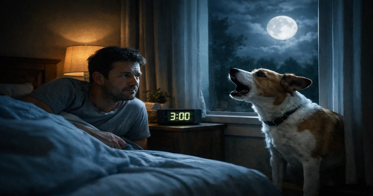 Imagen de portada de Por Qué los Perros Ladran a las 3 AM: El Misterio Nocturno Revelado