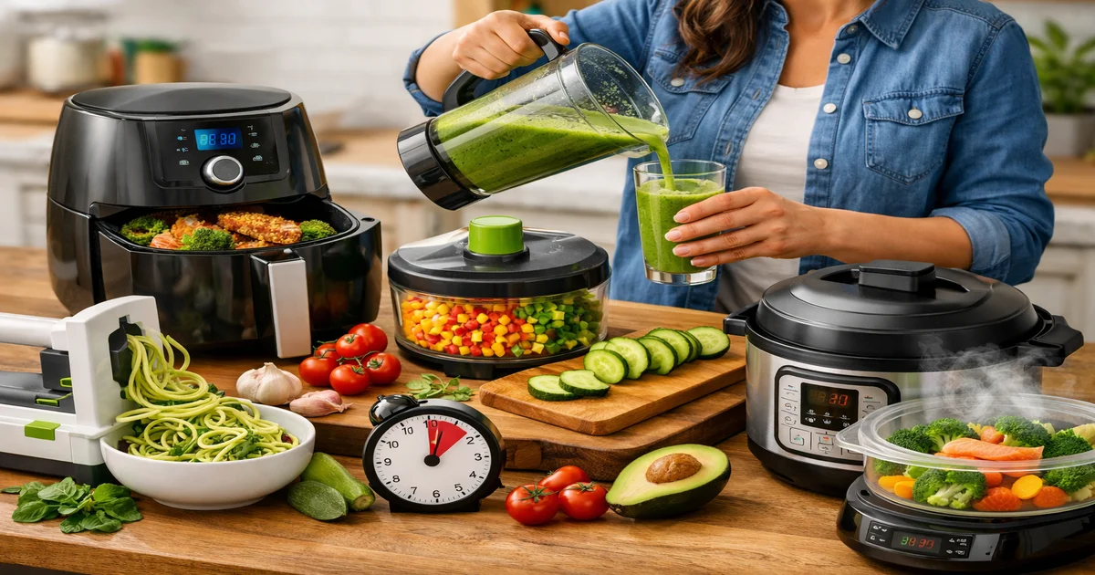 Cover image of 5 Kitchen Gadgets That Actually Improve Your Health and Save Time