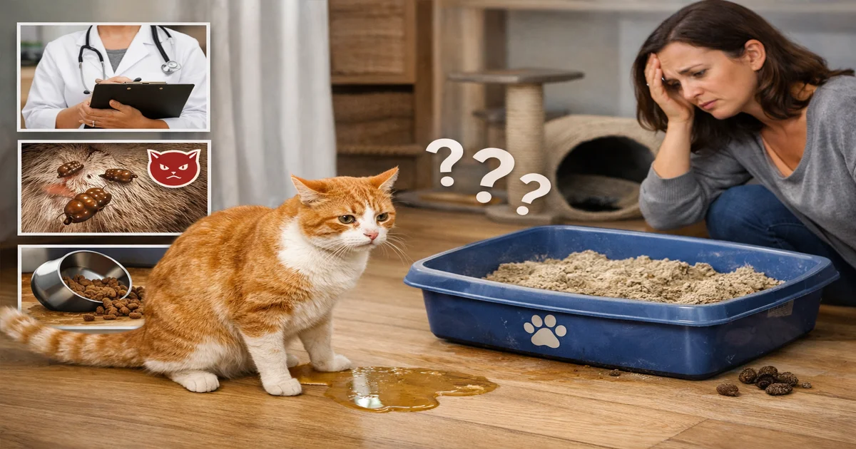 Image de couverture de Pourquoi Votre Chat Refuse la Litière : 5 Causes Cachées Révélées